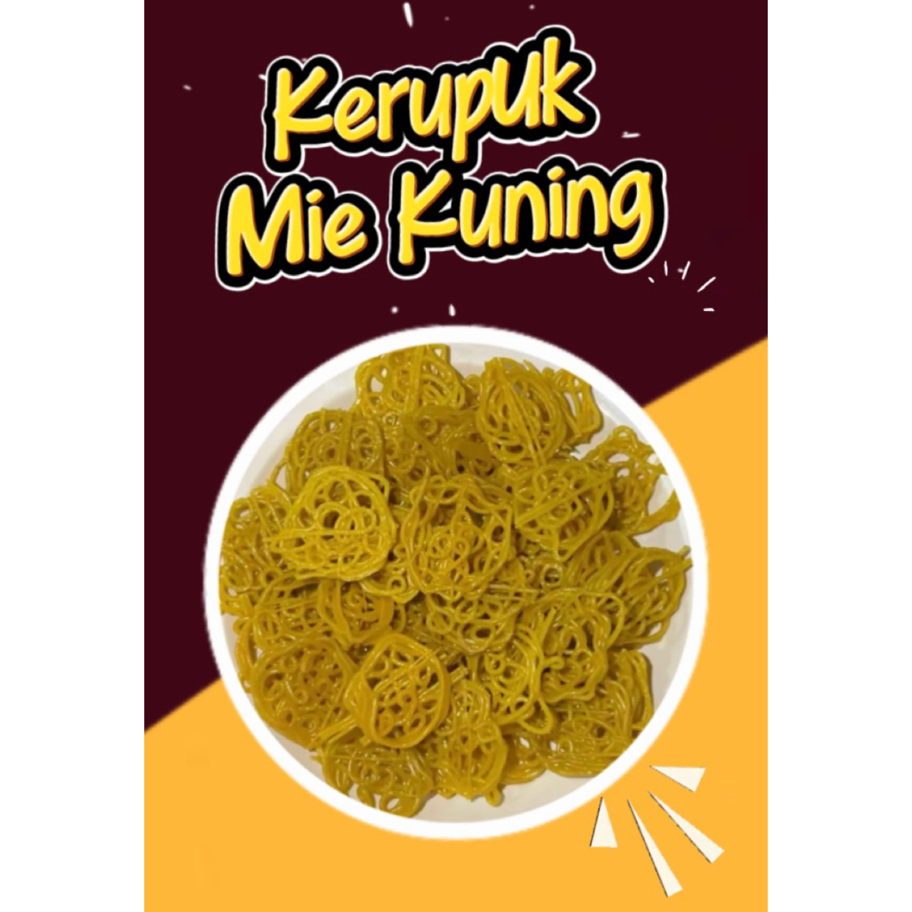 Kerupuk Mie Kuning Mentah
