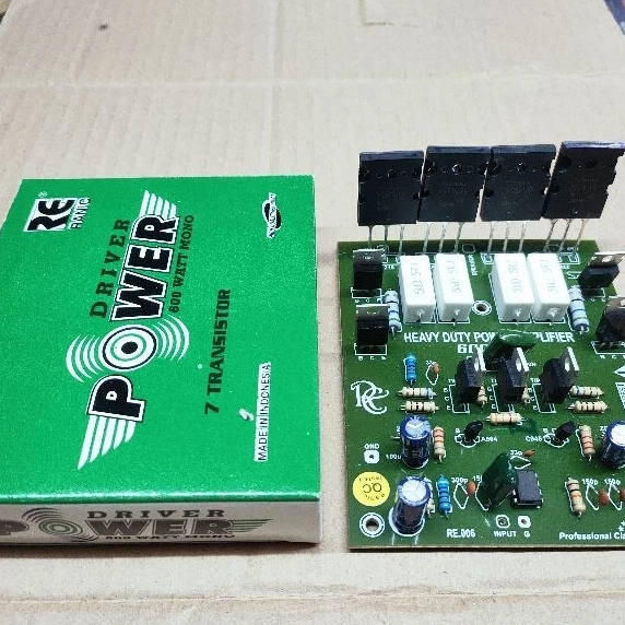 Kit Power Amplifier 600Watt Plus Final Toshiba Mono