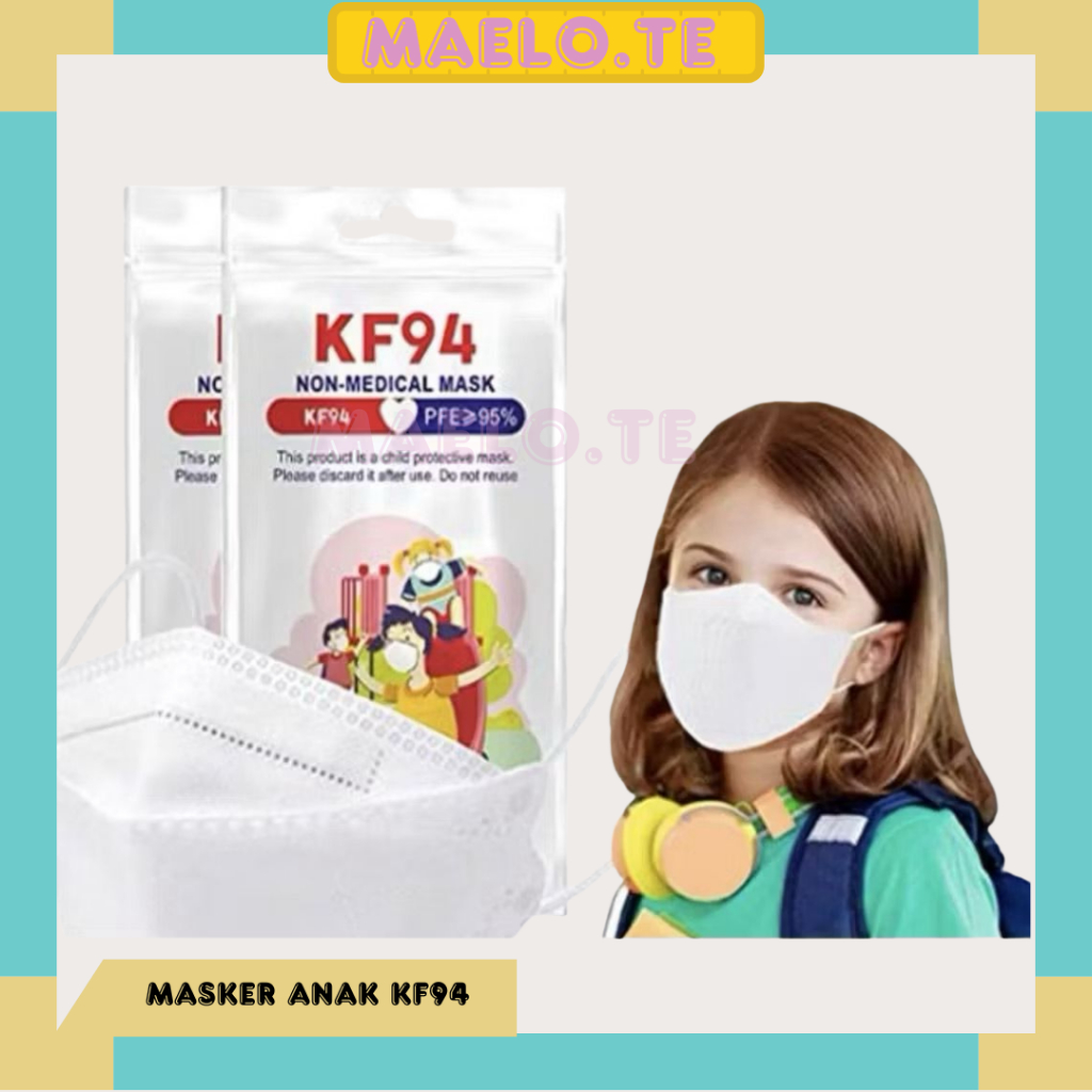 Masker KF94 Anak Masker Anak & Dewasa Korea KF94 Anak 50pcs