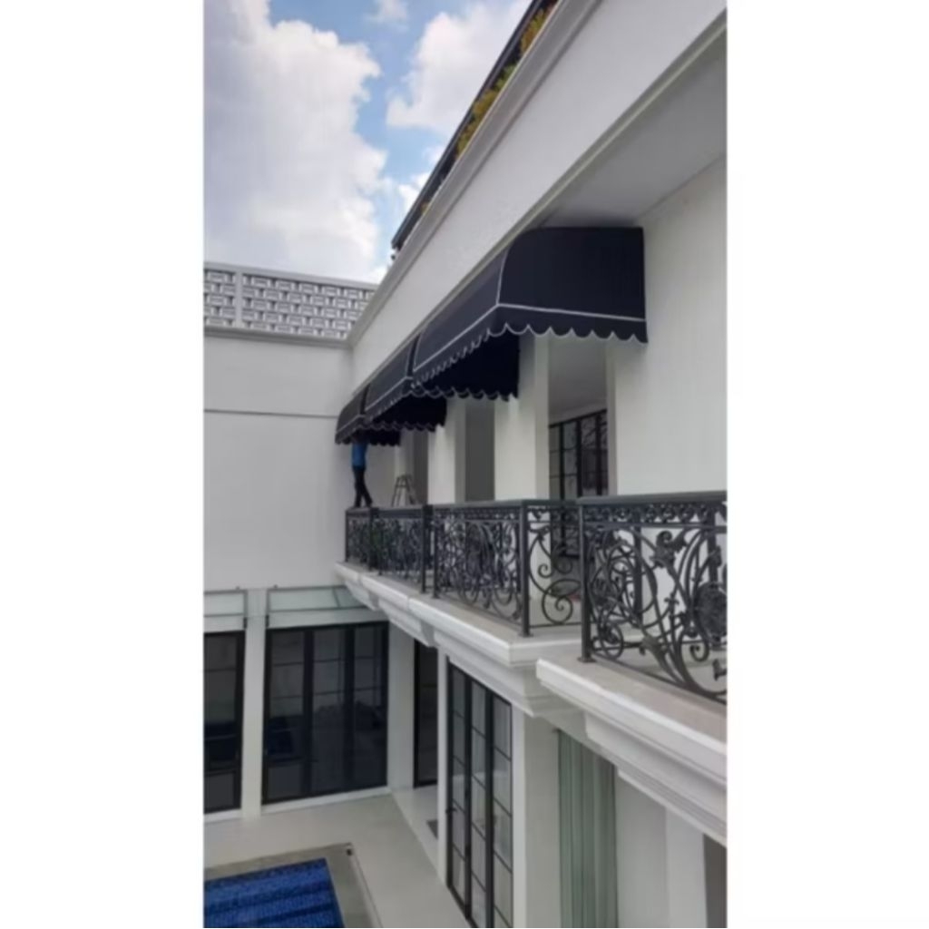 kanopi kain minimalis modern