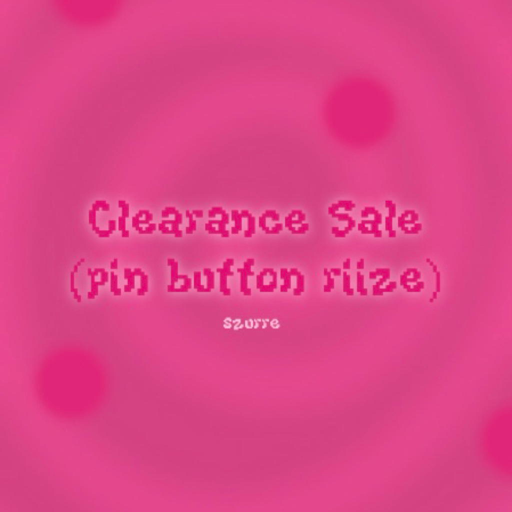 [CLEARANCE SALE] pin button riize