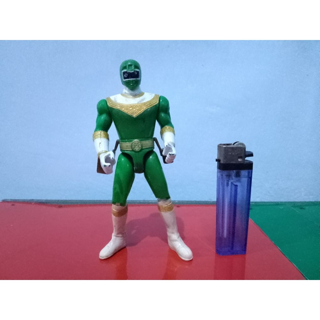 Figure Power Ranger Hijau Original Bandai Artikulasi Mainan Power rangers