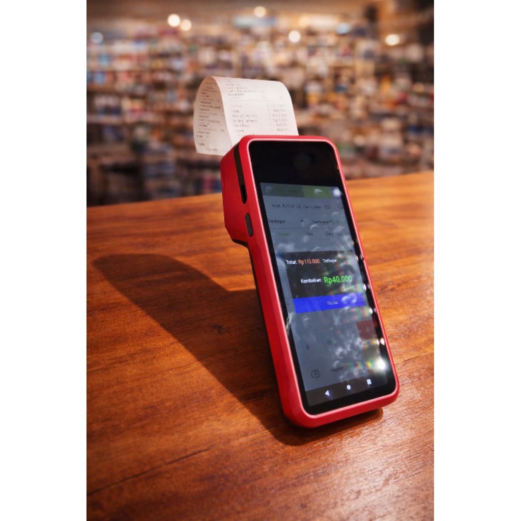 Mesin kasir Android portable Praktis