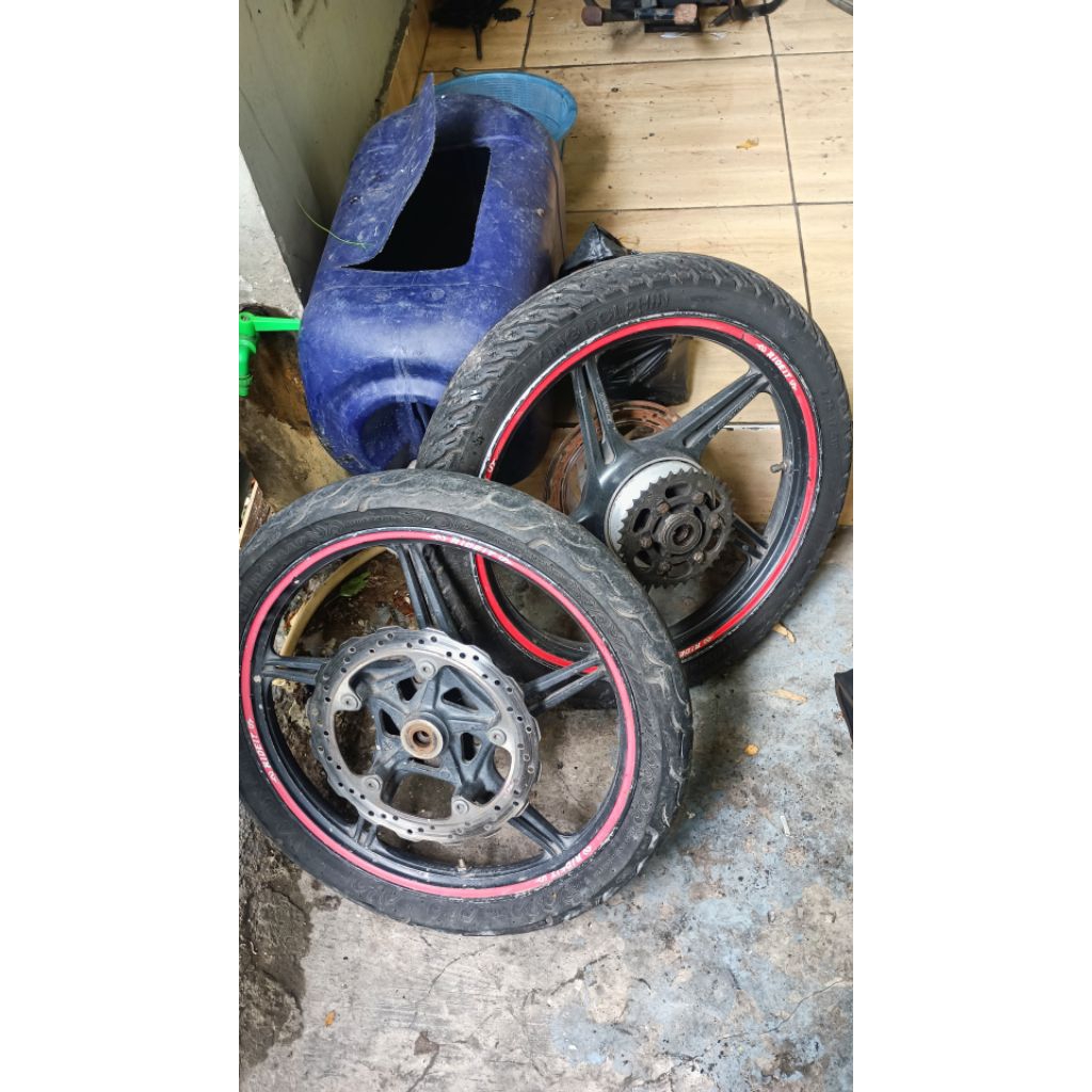 velg set Kawasaki athlete original