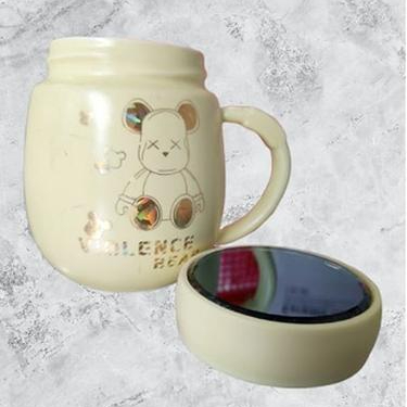 Mug/Gelas/Cangkir Keramik Set Cantik Tutup