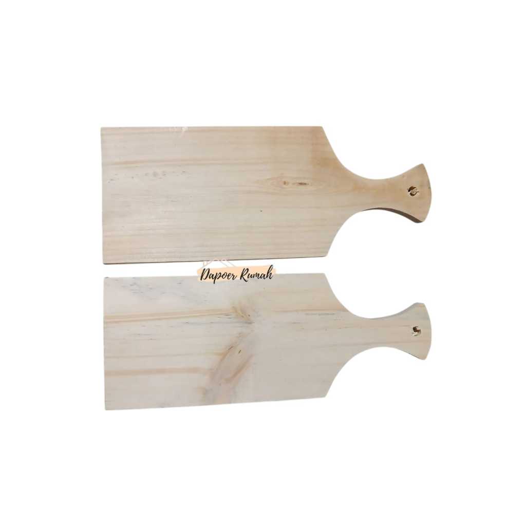 (6PCS)Talenan Kayu Tebal/Talenan Kayu Kecil/Gampek Kecil