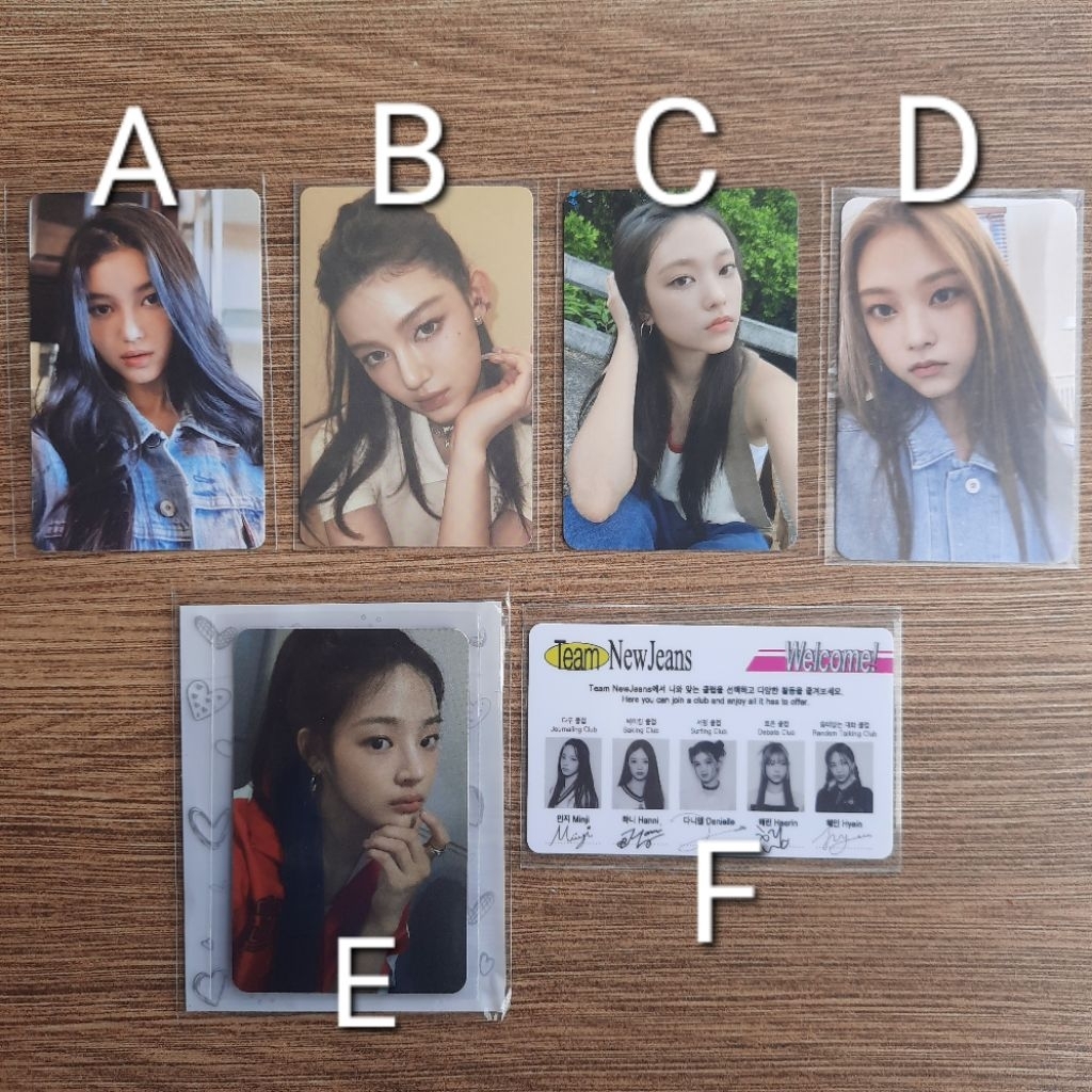 Newjeans Official Photocard Minji Danielle Haerin Pc Grup