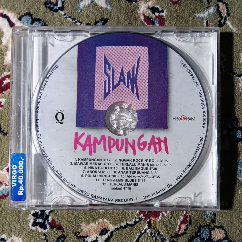 CD SLANK - Kampungan ( Disc Only )