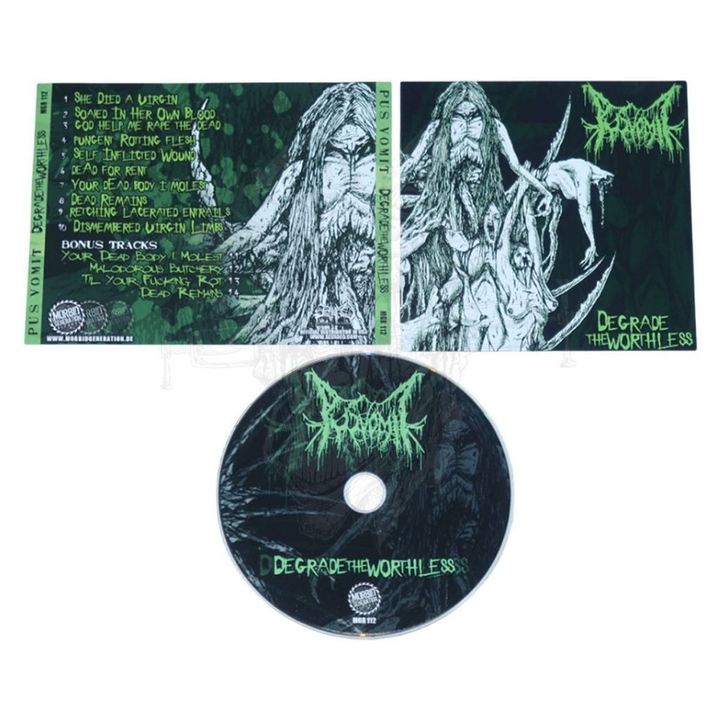 CD - PUS VOMIT - DEGRADE THE WORTHLESS | SLAM/BRUTAL DEATH METAL | EXTREME MUSIK