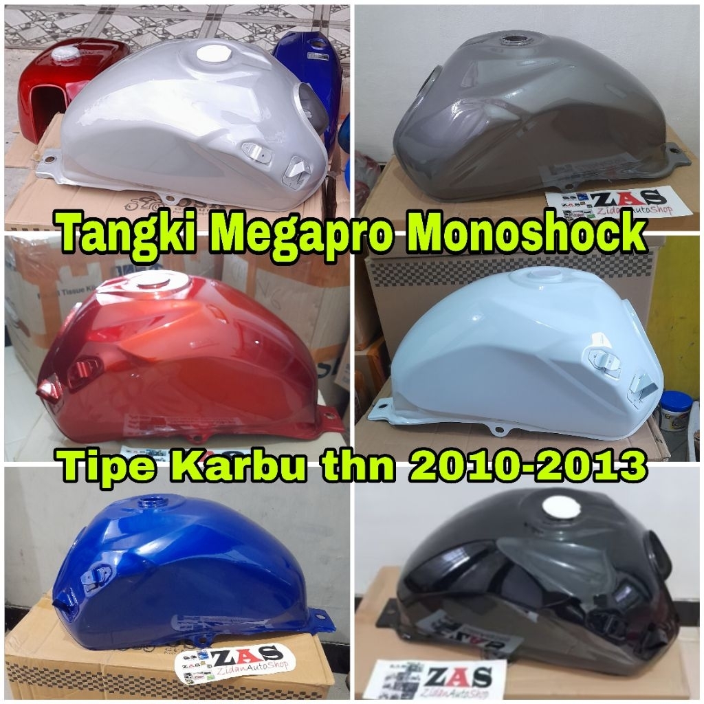 PROMO Tangki Tengki BARU Standart Megapro New Monoshock Mega Pro mono shock 2010 2011 2013 karbu Tok