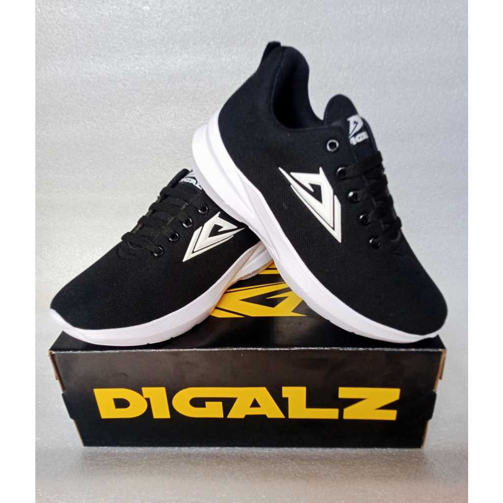 Sepatu anak laki laki/perempuan Digalz Scool Edition Black White Sepatu Anak Sekolah SD-SMP-SMA Pria