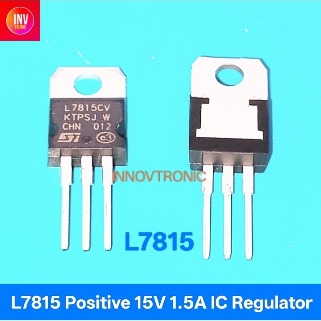 RRT L7815CV L7915CV IC Regulator 15V 1.5A Positive Negative 7815 7915