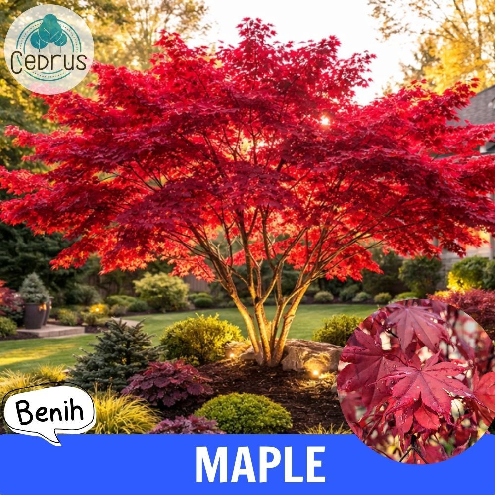 Benih MAPLE RED Biji Tanaman Pohon