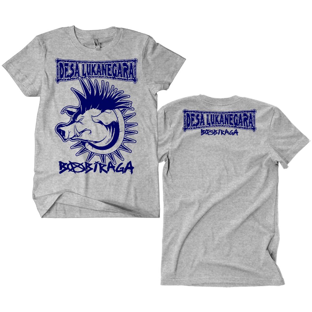 Kaos Band Punk Desa Lukanegara - Babiraga Logo misty