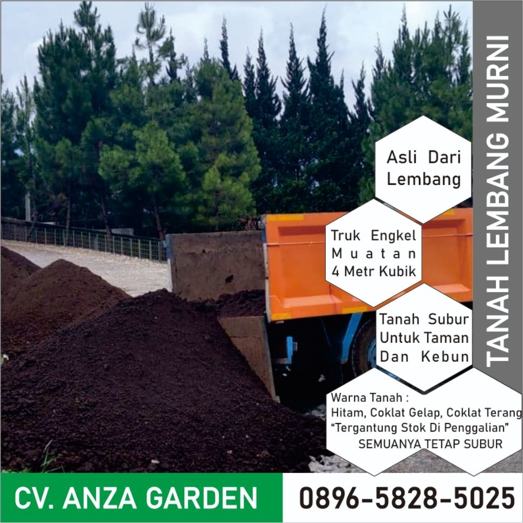 Tanah Lembang ke Tanggerang TANAH SUBUR LEMBANG Tanah Lembang Truk Engkel 4 Kubik