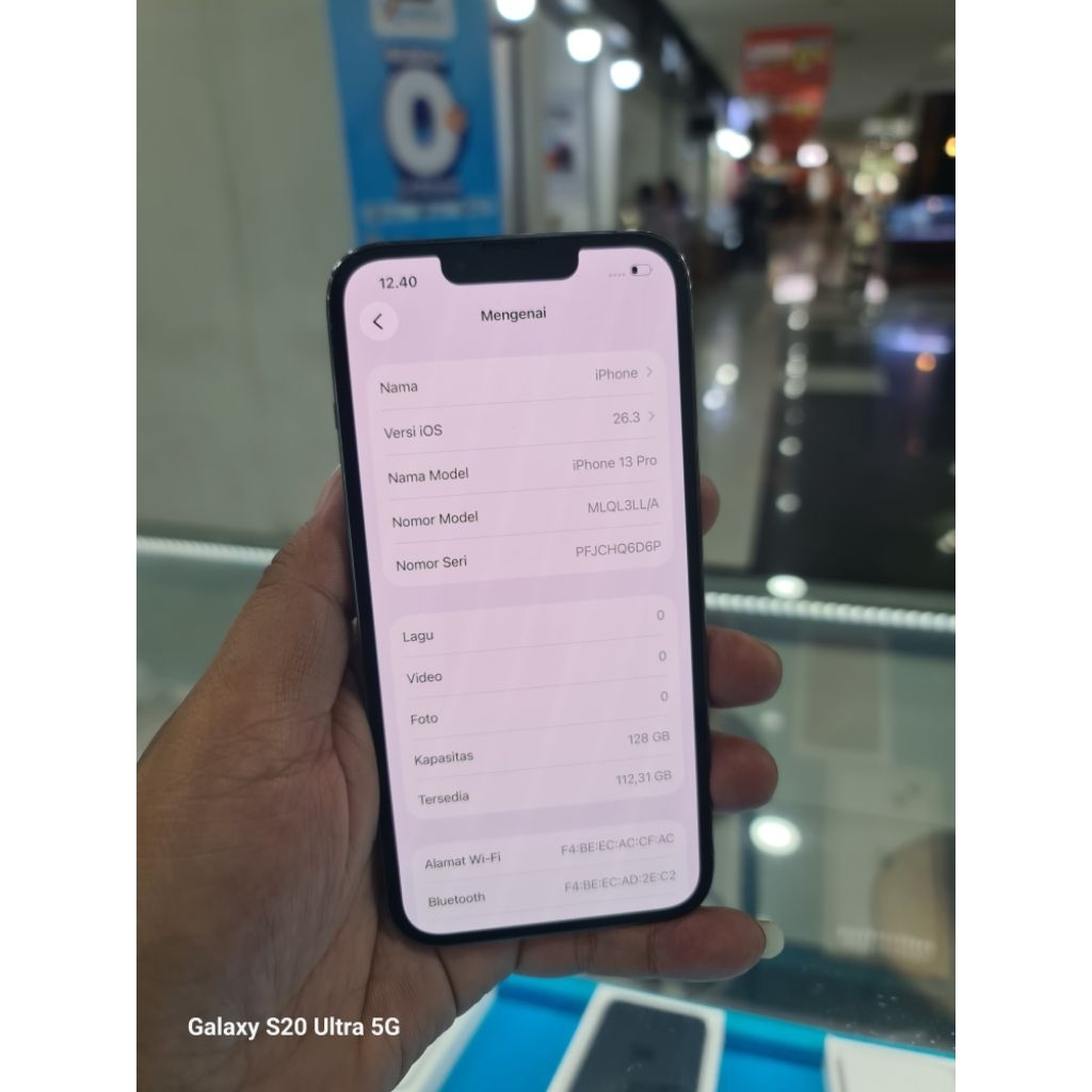 iPhone 13 Pro Second Fullset - Mulus, Original, Fullset