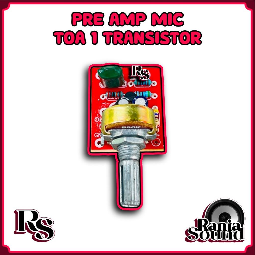 Pre Amp Mic Toa 1 Potensio ups
