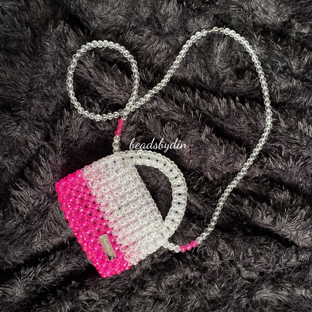 Tas manik-manik | Beaded bag | Beads bag | Tas manik mutiara | Tas wanita | Tas anak | Sling bag