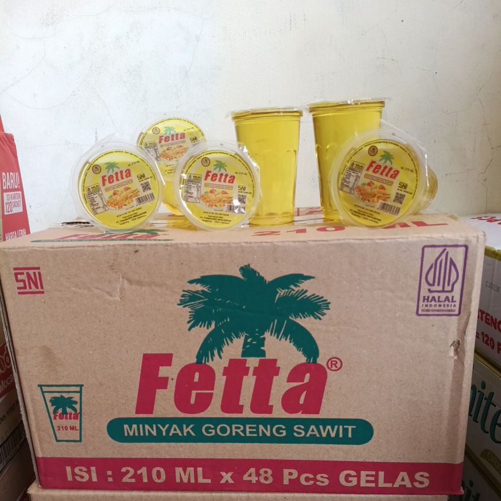 Minyak Goreng Fetta 210ML 1Dus/Karton Isi 48pcs