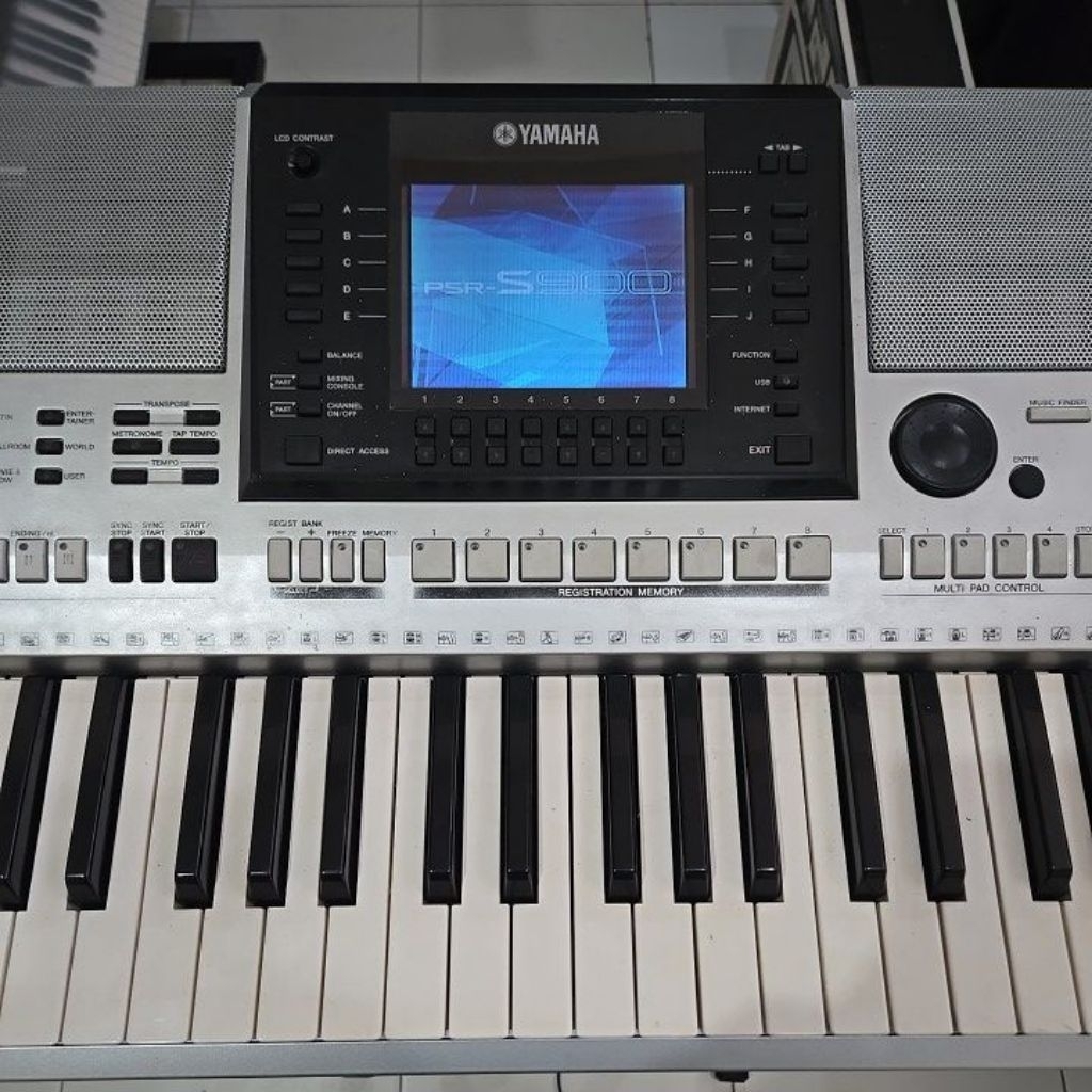 Yamaha PSR S900 Keyboard Organtunggal LCD Original Langka Kondisi Second NORMAL 1000%