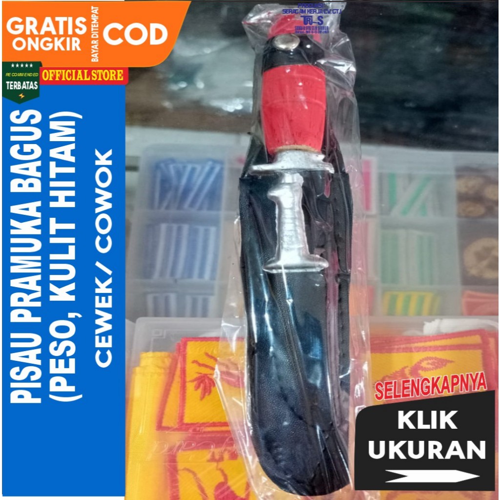 Pisau Pramuka | Pisau Pramuka Premium | Pisau Belati Pramuka Besar | Pisau Belati Pramuka Pembina Wa