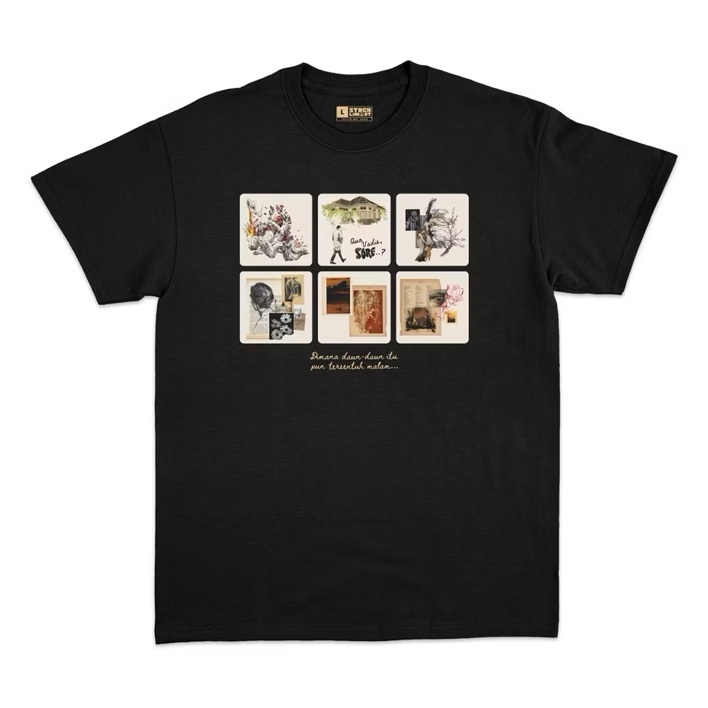 Sore band Merchandise Tshirt Quo Vadis Hitam