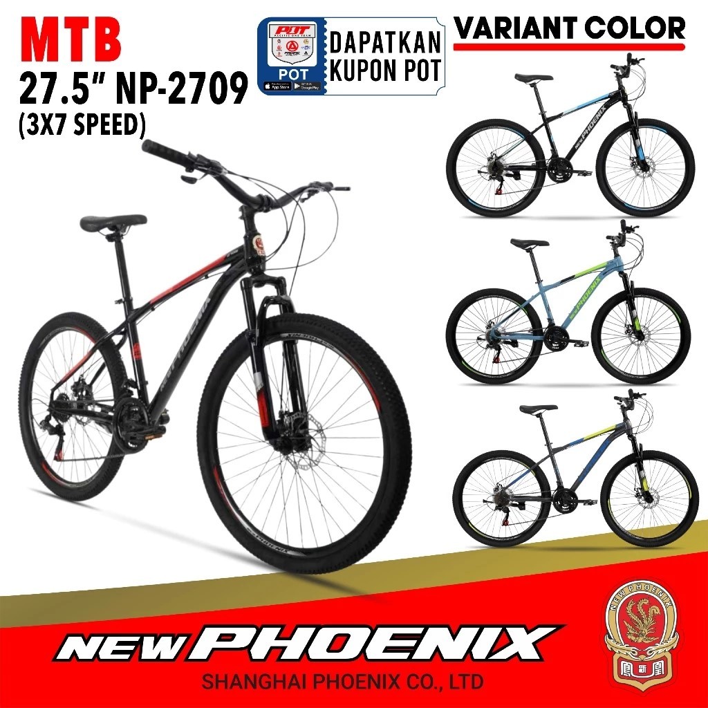 (TERMURAH) MTB 24 26 27.5 evergreen ranger wimcycle storm falcon sepeda fixie odessy atlantis new ph