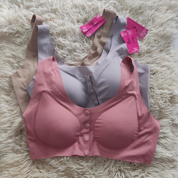 BH / Bra Menyusui Seamless Tanpa Kawat Busa Bisa Lepas Pasang Merk Polini 8815 Ukuran 40/90