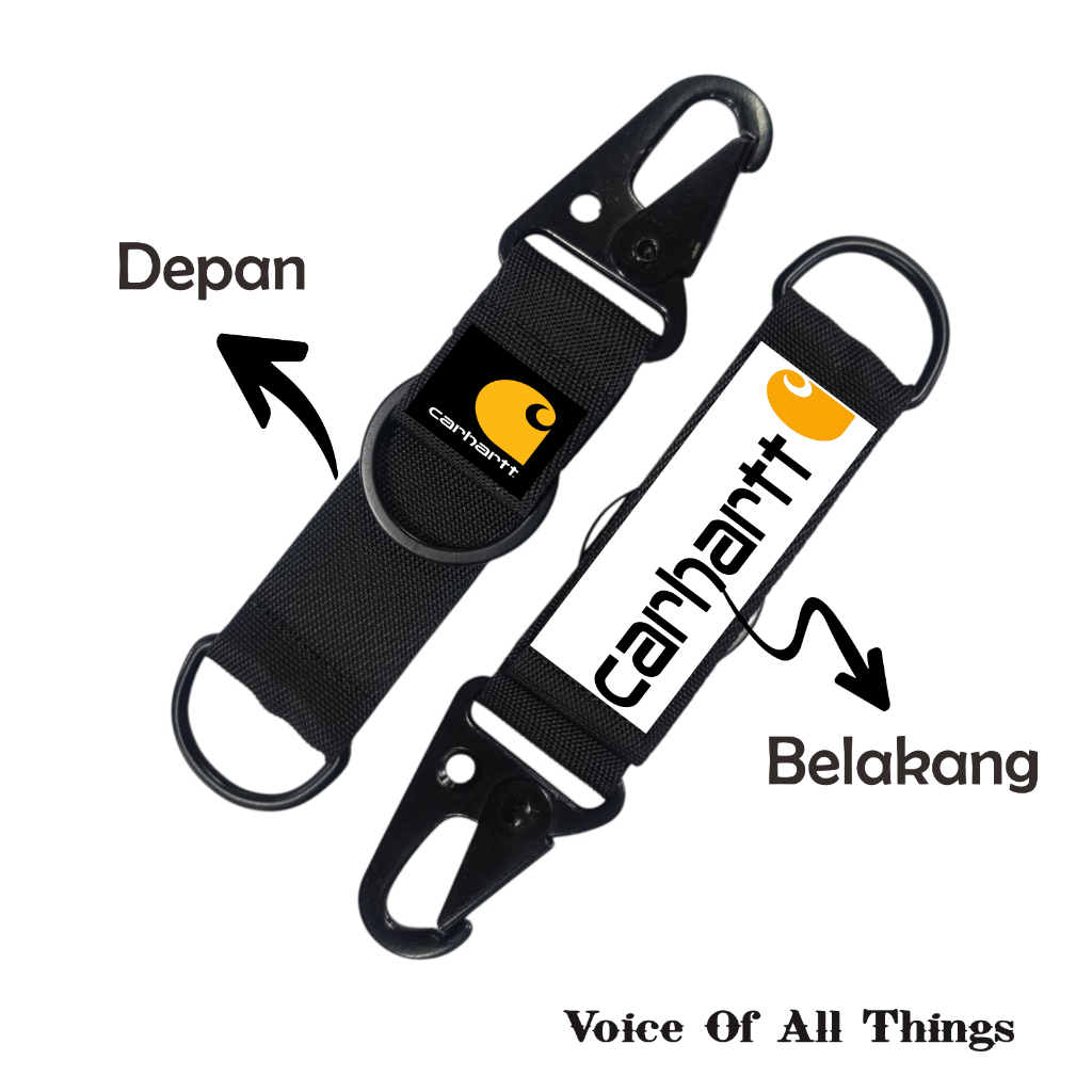 Gantungan Kunci - Keychain Charhartt Double Ring