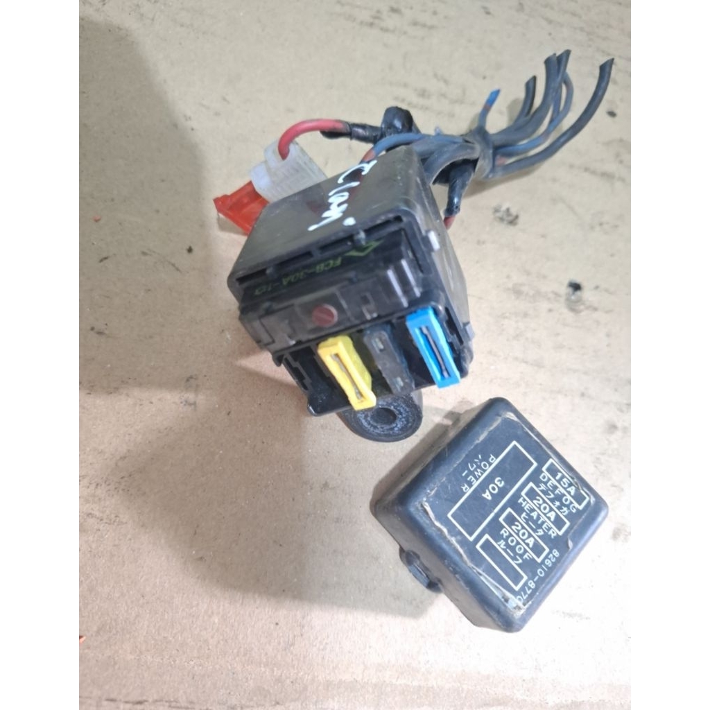 box sikring sekring fuse mesin charade clasy classy winner g102 90-96