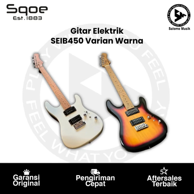 Gitar Elektrik SQOE SEIB450 HH Original Varian Warna