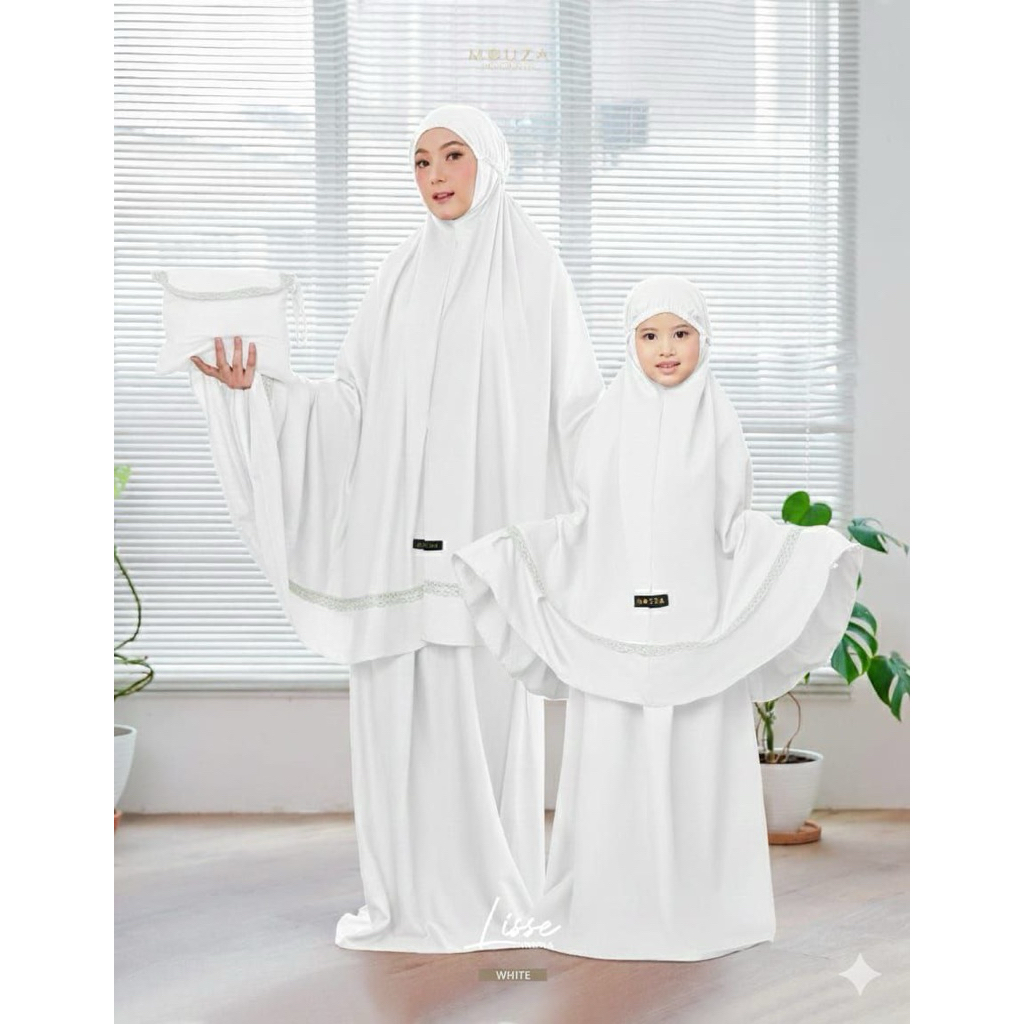 MUKENA LISSE by Mouza, MUKENA COUPLE,, MUKENA MOUZA