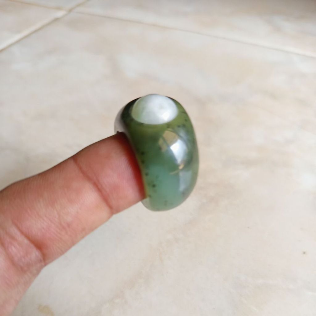 ring giok nephrite bermata jade ace giok aceh
