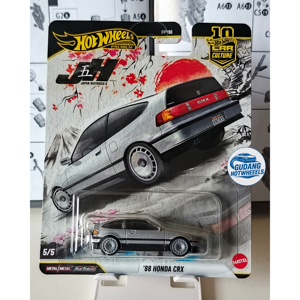 hot wheels premium Honda CRX