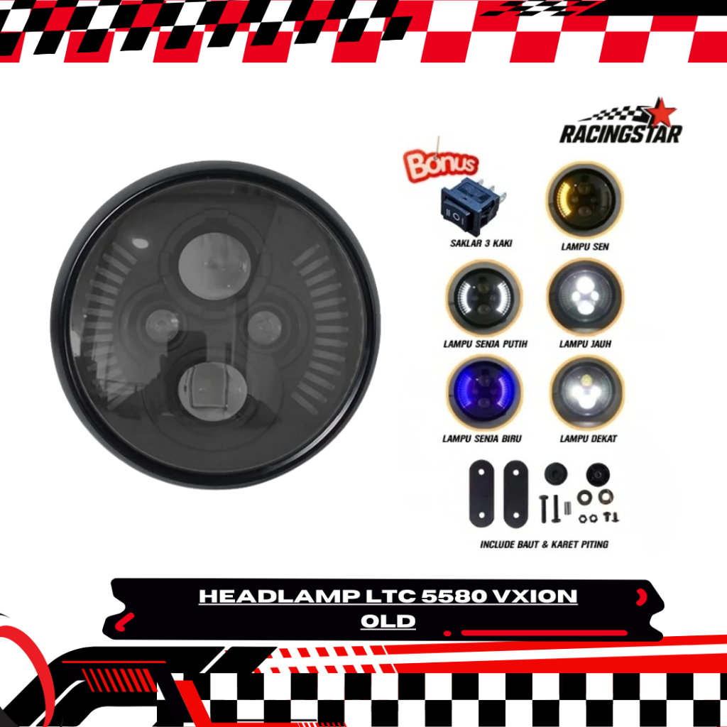 Headlamp Lampu Depan Vixion Old LTC 5580 Stylish motor vixion cod