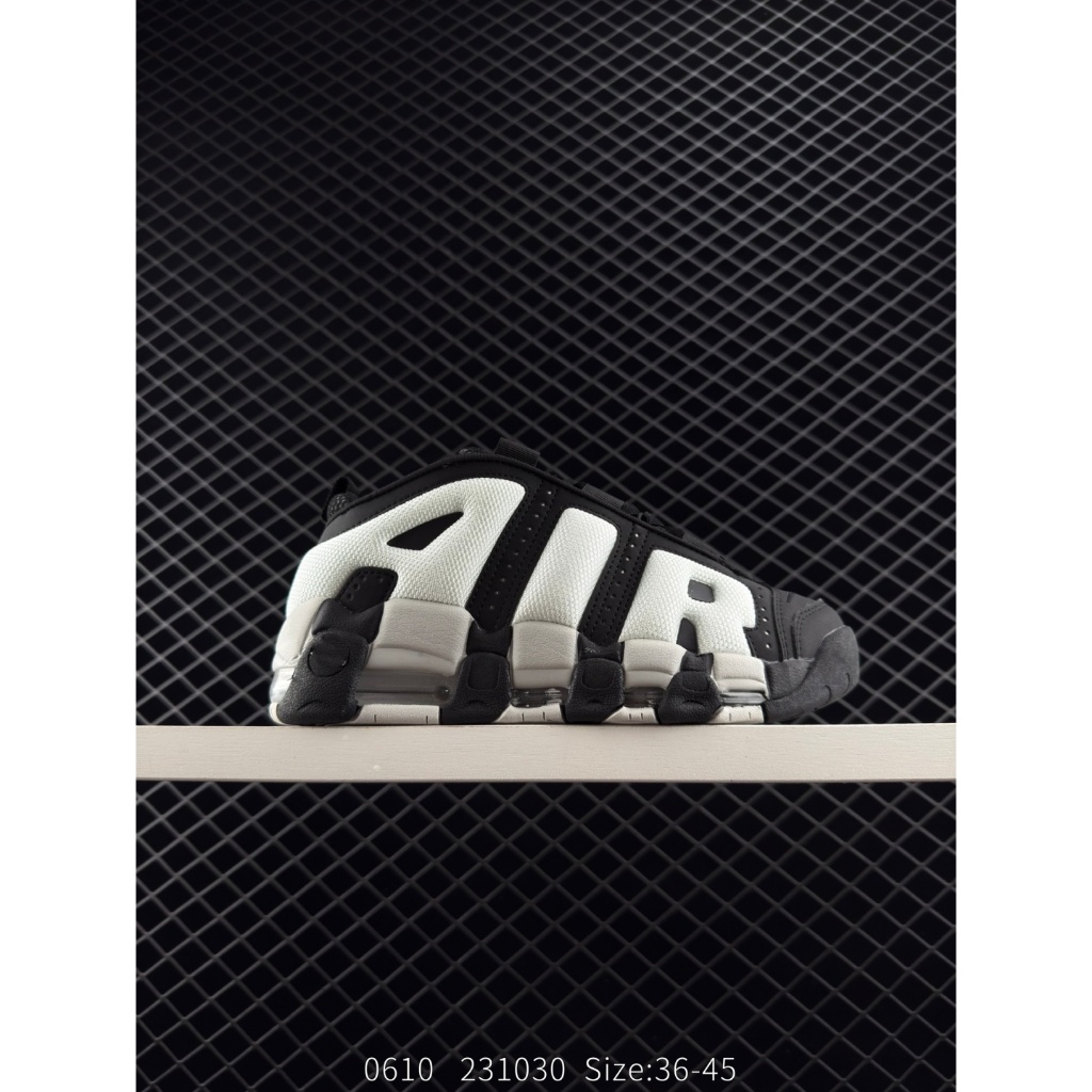 WMNS Air More Uptempo GS Koleksi Barely Green Sepatu basket kasual serbaguna bergaya sporty untuk bu