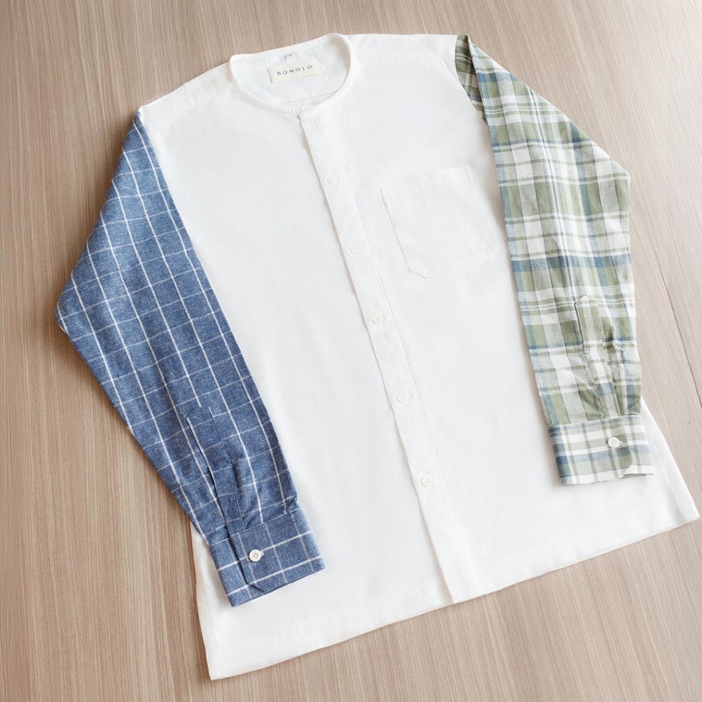 Titak - Bonolo Kemeja Tenun Lengan Panjang