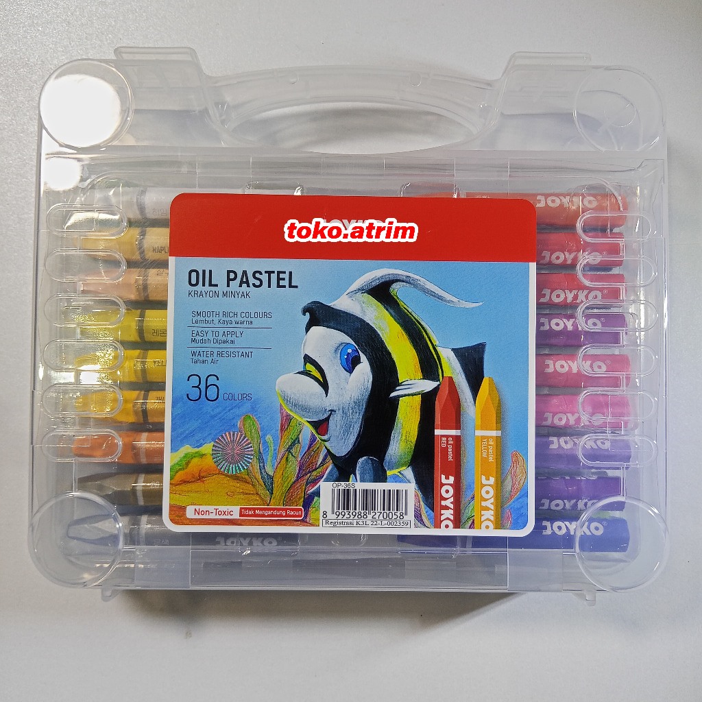 Crayon Krayon Minyak Oil Pastel Joyko Isi 36 Warna