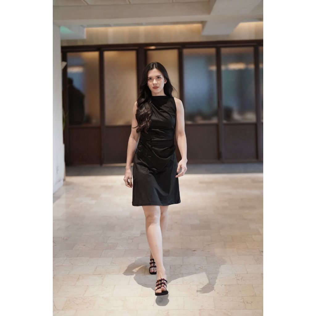 Astrid Mini Dress Black - Atvezzo Dress