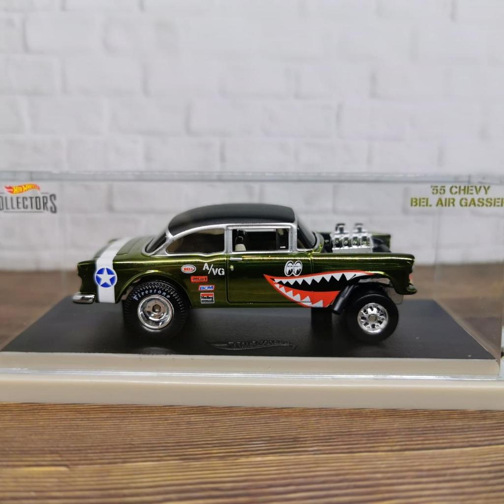 Hot Wheels RLC 55 chevy Bel Air Gasser Flying Tiger aces hotwheels