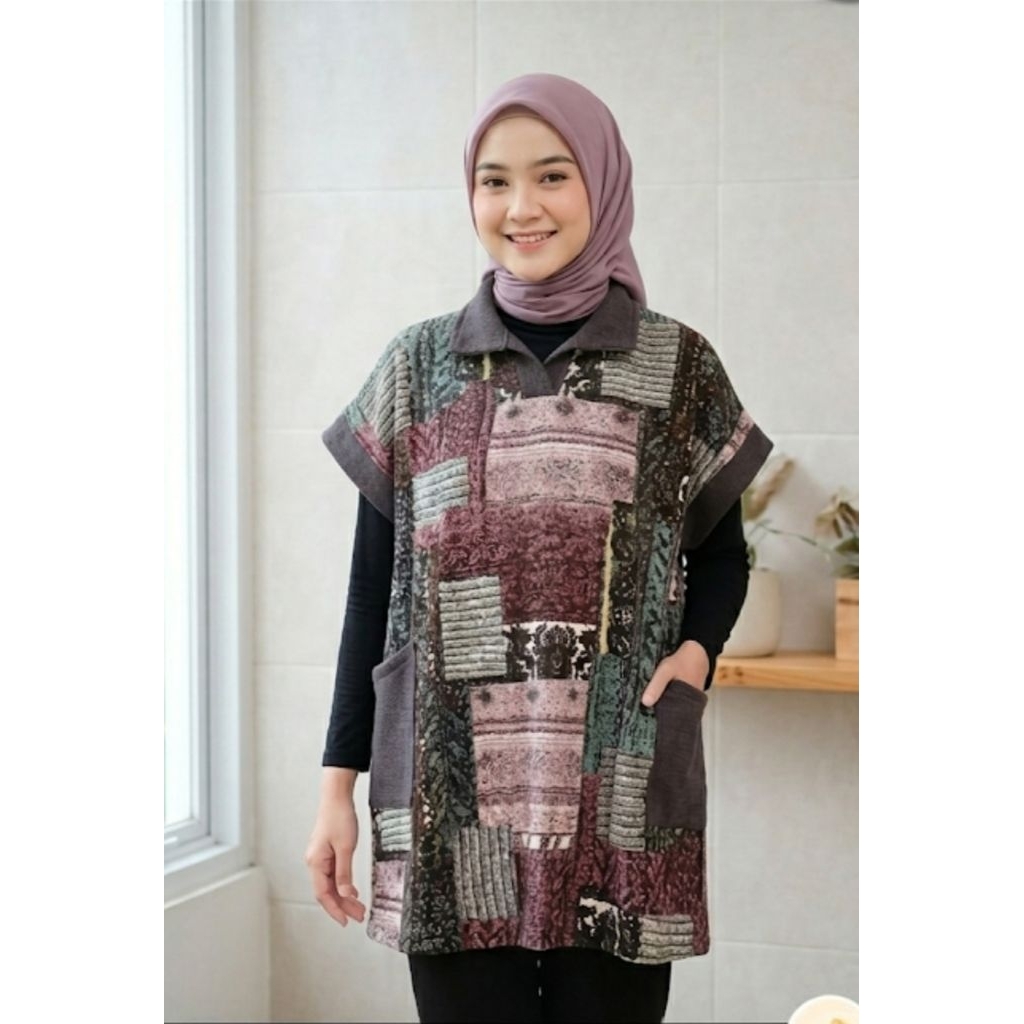 VEST OUTER DRESS JUMBO ALLSIZE PL