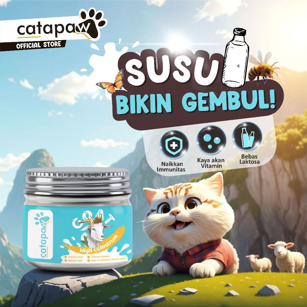 CATAPAW Colostrum Goat Milk Susu Kambing Untuk Kucing