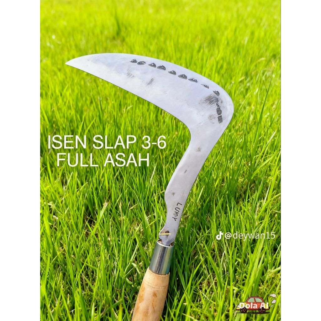 Arit pertanian baja isen lapis sudah full asah dan sepuh