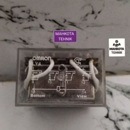 relay omron LY4 220V AC 10A asli 220VAC