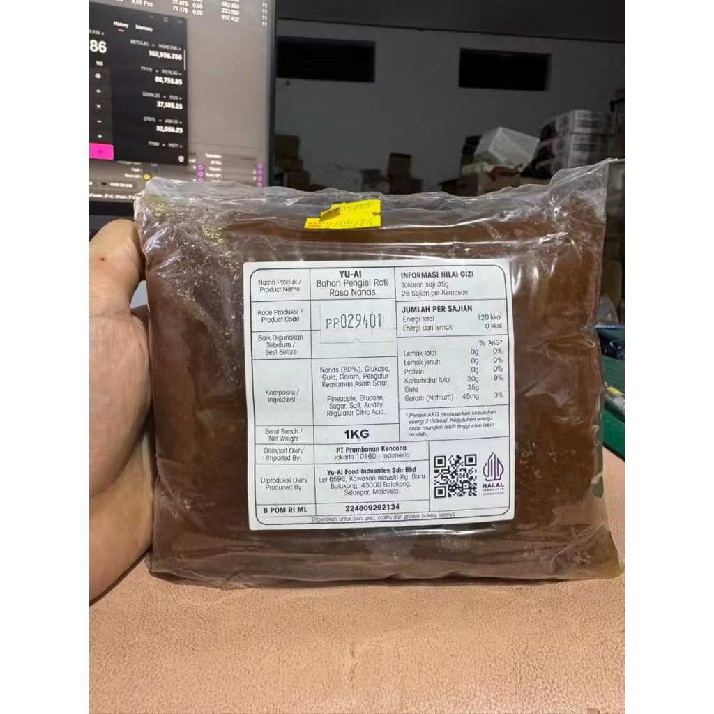 Selai Nanas Yu Ai / Selai Nastar Yu Ai / Pineapple Filling Yu Ai - 1 Kg