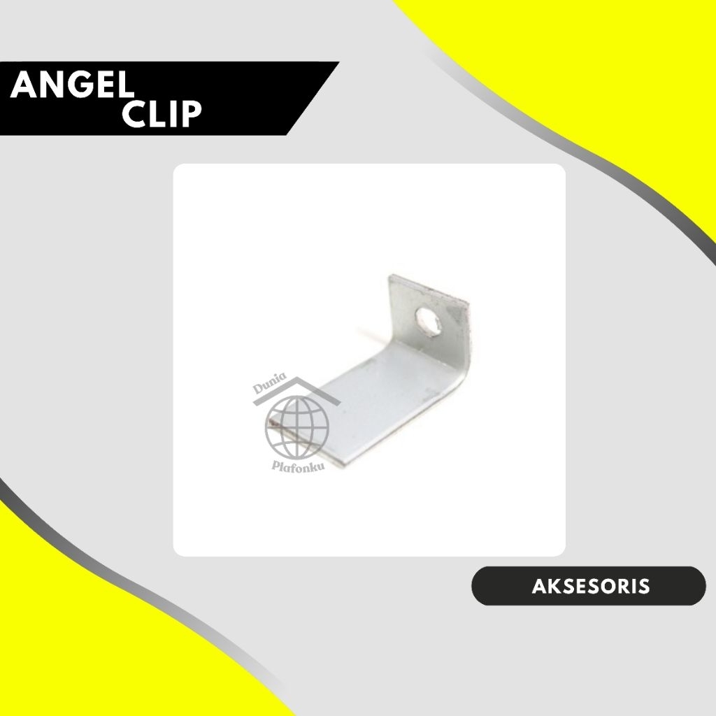 Angel clip / enjel klip / siku Ramset / siku L paku tembak / plat besi siku L / angel braket