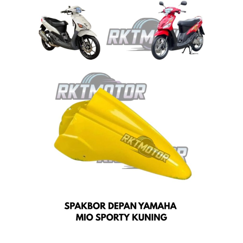 SPAKBOR DEPAN YAMAHA MIO SPORTY KUNING // SPAKBOR DEPAN MIO SPORTY MIO LAMA