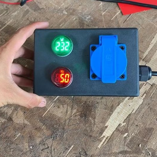 Indikator volt hz digital akurat premium untuk cek tegangan listrik/genset