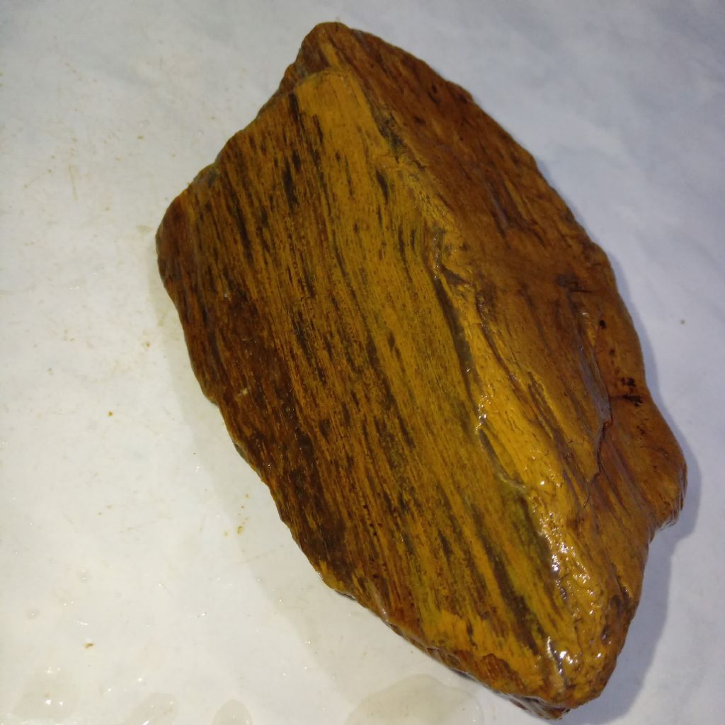 Natural Batu Akik Motif Bulu Macan Sumatera