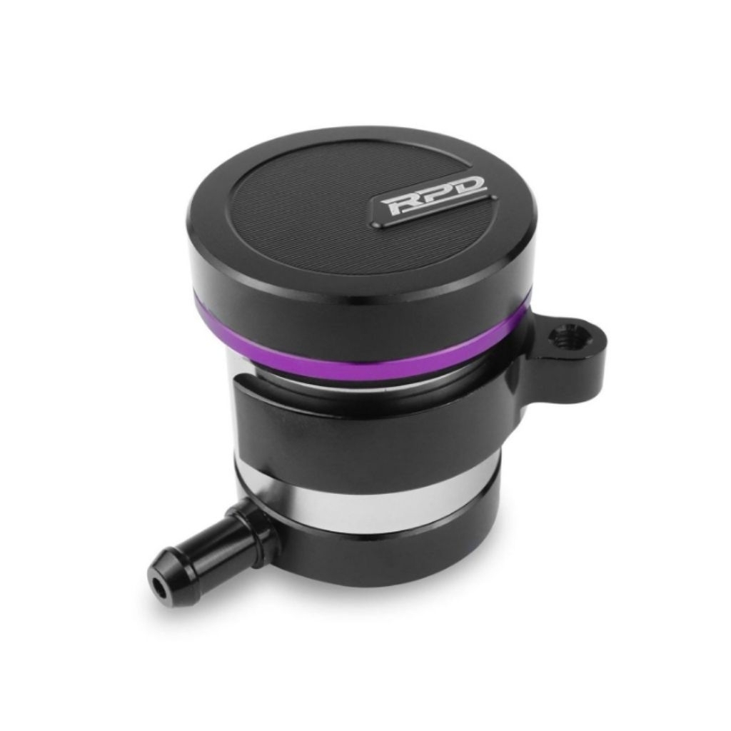 tabung minyak rem ungu S1 alumunium 40mm titanium black purple RPD brake fluid tang Quantum